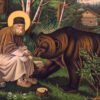 Saint Seraphim with bear